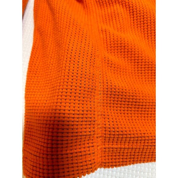 Tek‎ Gear Pullover Jacket Sweatshirt M Women's Orange 1/4 Zip - Picture 3 of 4